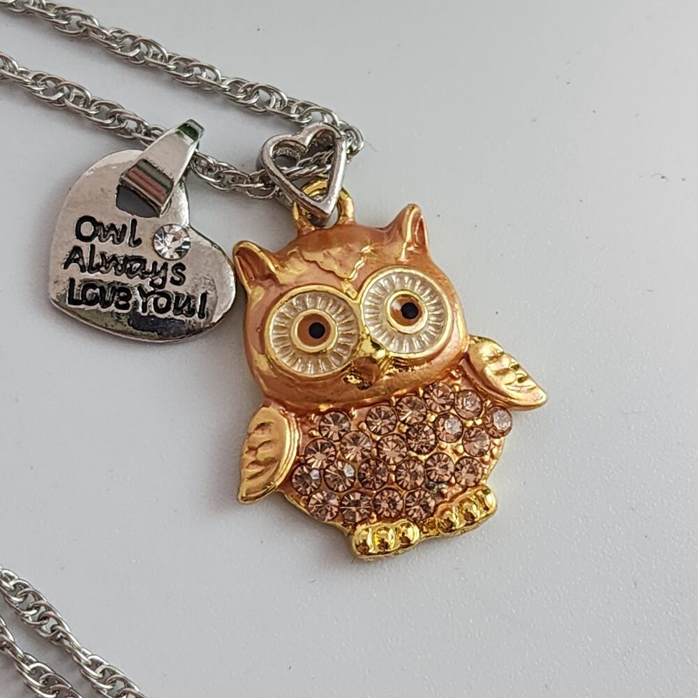 🌻3 for $18 Owl Always Love You Necklace